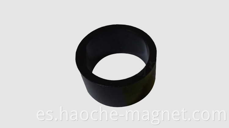 Imán de anillo de neodimio radial de anillo magnetizado interno diametralmente